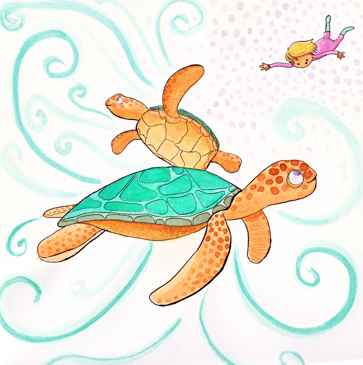 Sea turtle colored pencil drawing by me | available as prints on redbubble  : r/redbubble